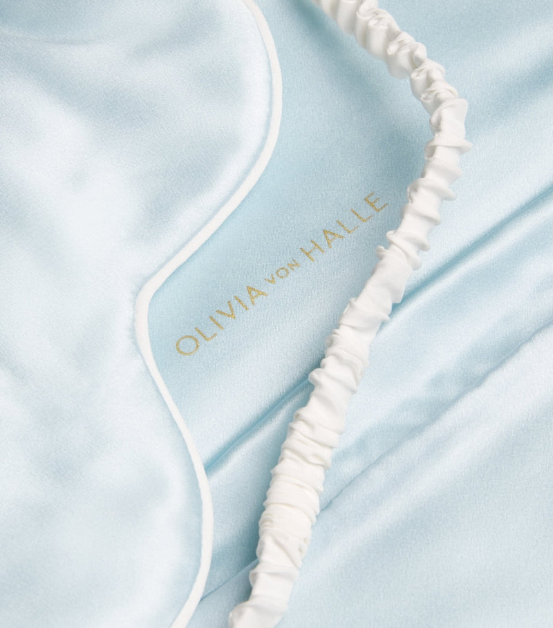Olivia von Halle silk Audrey eye mask (British brand)