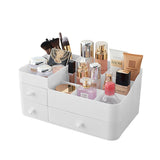 Superdrug Livingandhome Makeup Organizer Storage Box with Drawer White- Buy online at McGrocer