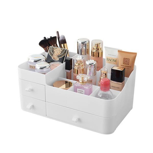 Livingandhome White Makeup Organizer Storage Unit , UK version
