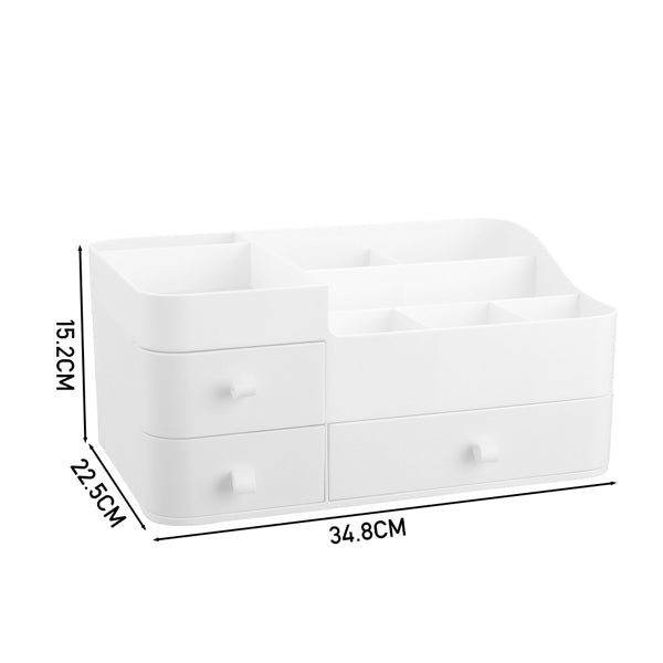 Livingandhome White Makeup Organizer Storage Unit , UK version