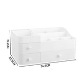 Livingandhome White Makeup Organizer Storage Unit , UK version
