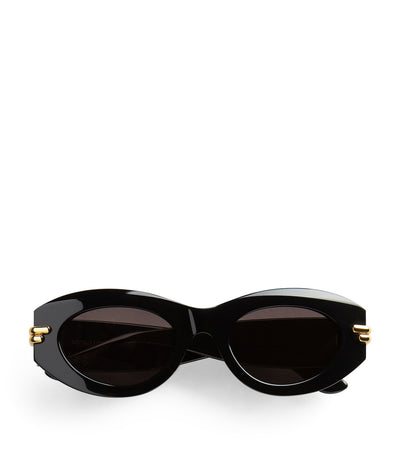 Harrods Bottega Veneta Oval Sunglasses- Buy online at McGrocer