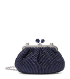 Weekend Max Mara woven Pasticcino clutch bag small, imported from the UK