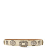 Harrods Ralph Lauren Collection Leather Vachetta Concho Belt- Buy online at McGrocer