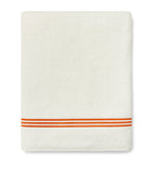 Pratesi Tre Righe bath towel 30cm x 60cm, imported from the UK