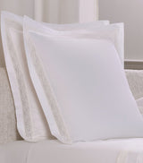 Harrods Frette Balance Lace Square Pillowcase - 65cm x 65cm- Buy online at McGrocer