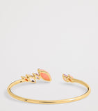 Emily P. Wheeler yellow gold tourmaline opal batik cuff - British product