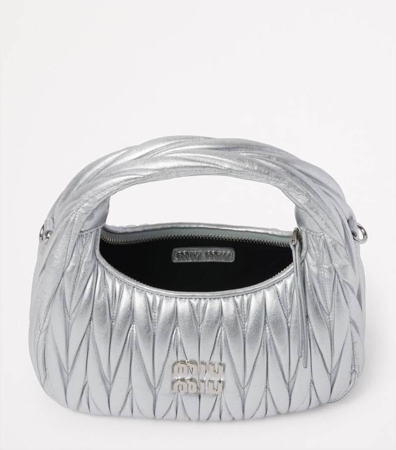 Miu Miu Matelassé Leather Wander Top-Handle Bag (British brand)