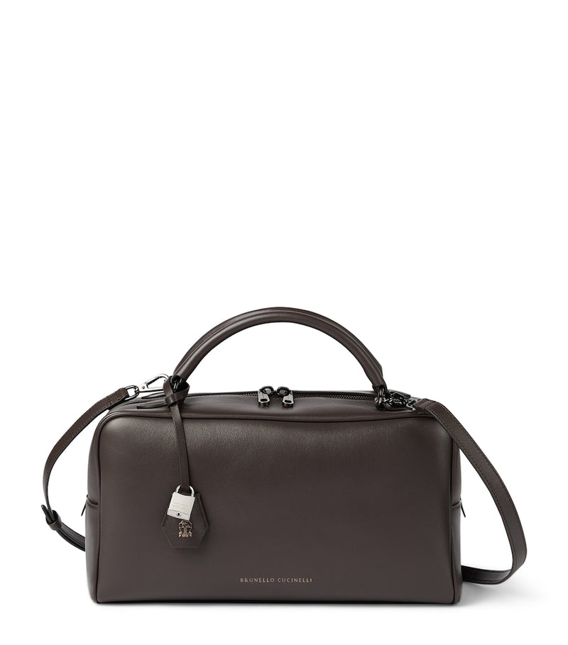 Brunello Cucinelli leather explorer bag - British product
