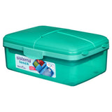 Sistema Lunch Slimline Quaddie Lunch Box with Water Bottle (British brand)