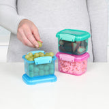 Sistema lunch food storage containers 400ml 3-pack (British brand)