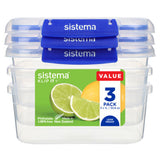 Sistema KLIP IT PLUS leakproof food storage containers (British brand)
