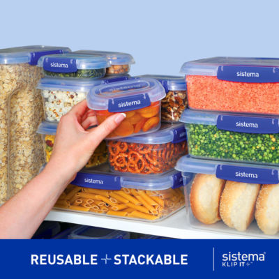 Sistema KLIP IT PLUS food storage container 235x80x170 mm (British brand)