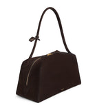 Alaïa Le Bouledogue shoulder bag nubuck leather, imported from the UK