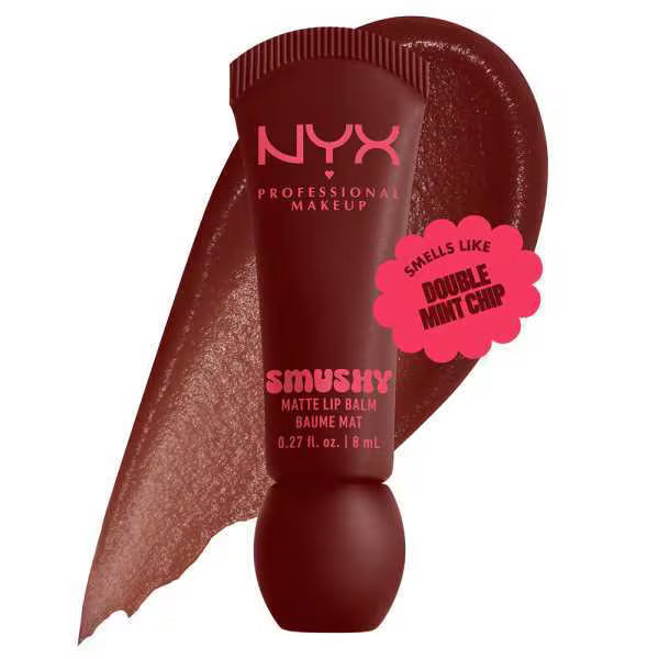 NYX Smushy Matte Lip Balm Smudge Fudge, imported from the UK