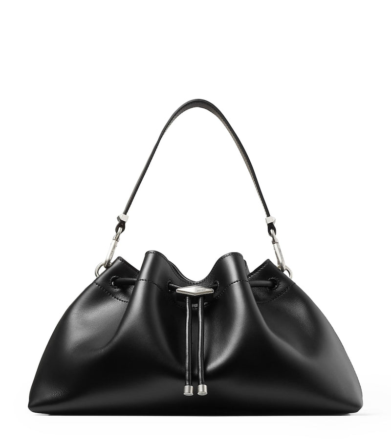 Jimmy Choo Cinch bucket bag leather chain drawstring, UK version