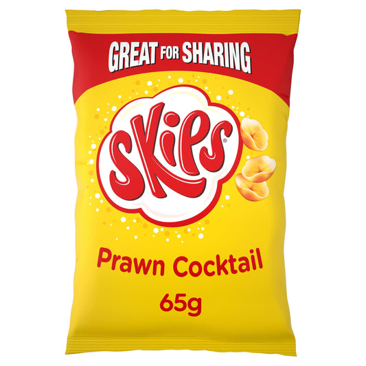 Skips Prawn Cocktail Sharing Crisps 65g GOODS Sainsburys   