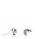 Astrid & Miyu white gold alexandrite marquise stud earrings (British brand)