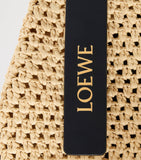 LOEWE small raffia punch-hole hobo bag, imported from the UK