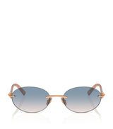 Harrods Tiffany & Co. Metal Oval TF3104D Sunglasses- Buy online at McGrocer