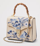 Aspinal of London Midi Canvas Mayfair top-handle bag - British product