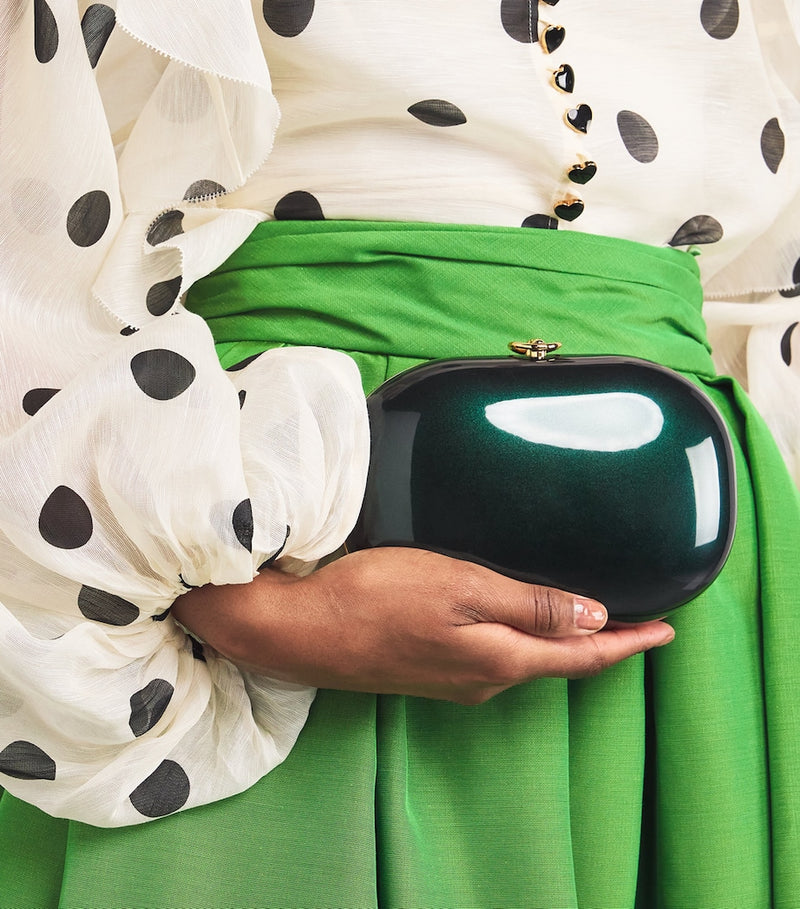 Jeffrey Levinson Oval Elina clutch bag (British brand)