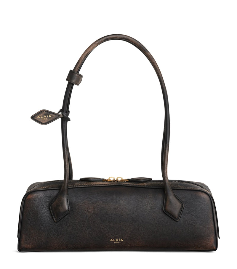 Alaïa Le Teckel medium shoulder bag in calfskin, imported from the UK