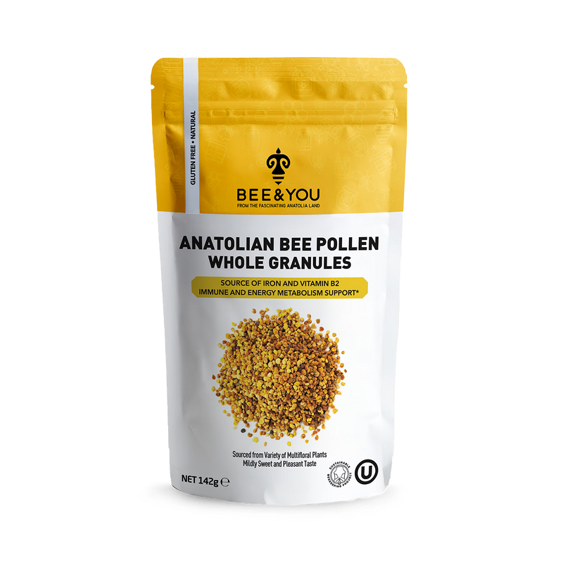 BEE&YOU dried bee pollen whole granules 142g - British product