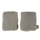 Aroma Home grey faux fur hand warmers 2 pack, UK version