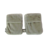 Aroma Home grey faux fur hand warmers 2 pack, UK version