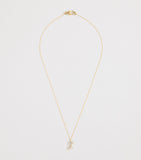 Sophie Bille Brahe yellow gold diamond 'G' necklace - British product