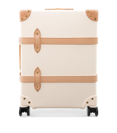 Harrods Globe-Trotter Safari 4-Wheel Cabin Suitcase 56cm- Buy online at McGrocer