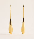 LIÉ STUDIO Evelyn earrings gold plated 5cm, imported from the UK