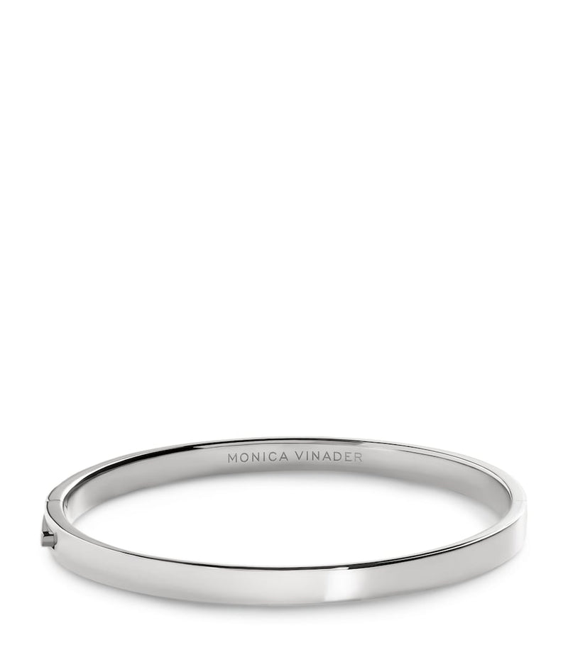 Monica Vinader sterling silver Essentials bangle - British product
