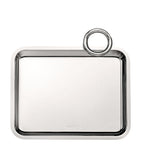 Christofle silver-plated serving tray, 20x16cm - British product