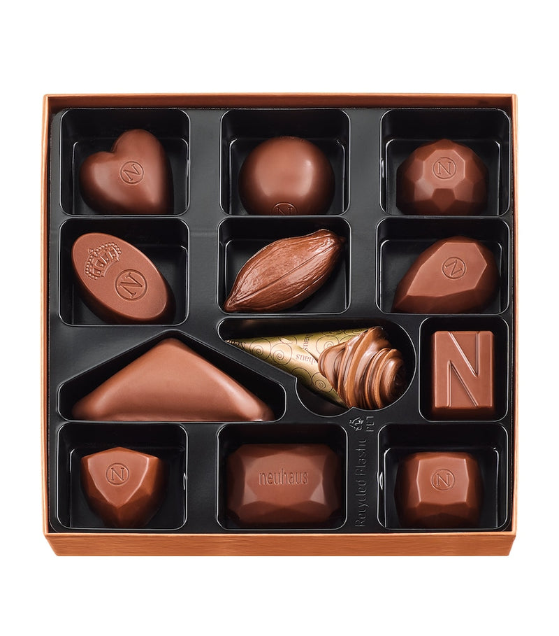 Neuhaus Small Collection milk chocolate box 144g, imported from the UK