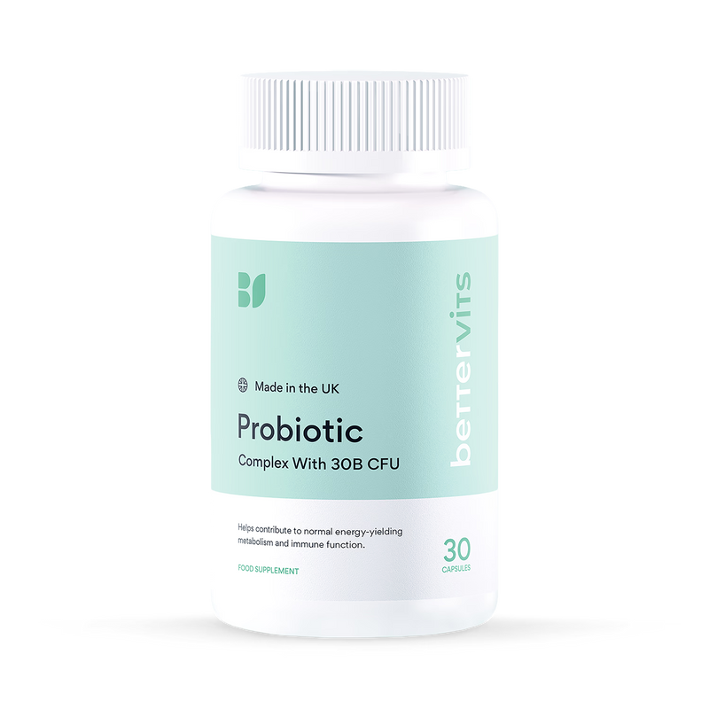 Bettervits probiotic complex 30B CFU 30 capsules, UK version