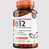Superdrug Nutravita Vitamin B12 1000mcg Vegan Tablets (450 Tablets)- Buy online at McGrocer