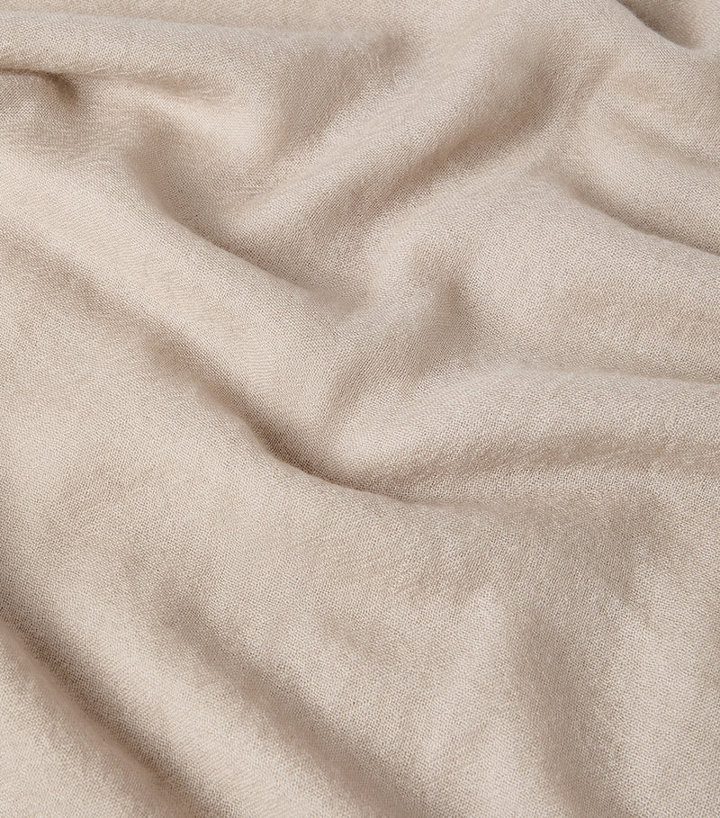 Brunello Cucinelli cashmere-silk scarf 200cm x 100cm (British brand)
