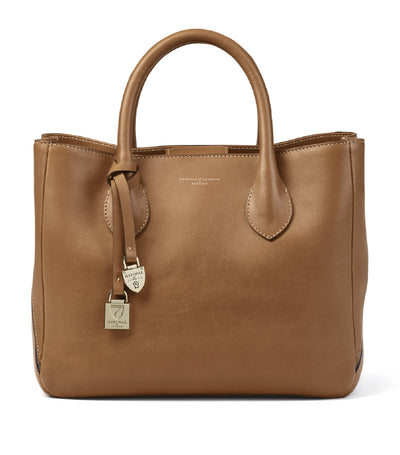 Harrods Aspinal Of London Midi Leather London Tote Bag- Buy online at McGrocer