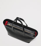 Aspinal of London East West tote bag leather - British product