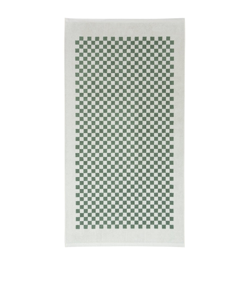 BAINA Check Roman Beach Towel 90cm x 170cm - British product
