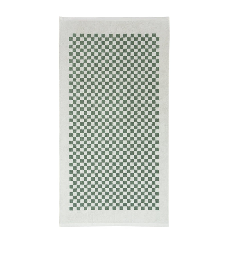 BAINA Check Roman Beach Towel 90cm x 170cm - British product
