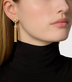 Chaumet Pompon earrings in yellow gold and diamonds (British brand)