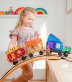 Connetix Tiles Rainbow Transport Pack 50 pieces (British brand)