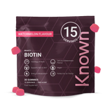 Holland & Barrett Known Nutrition Biotin 10,000 mcg Watermelon Flavour Gummies, 30 Gummies- Buy online at McGrocer