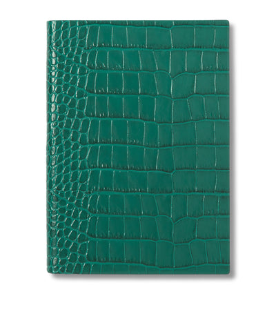 Harrods Smythson Mara Leather Soho Notebook- Buy online at McGrocer