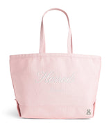 Harrods Harrods Medium Cotton Embroidered Logo Tote Bag- Buy online at McGrocer