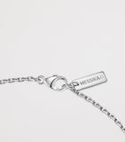 Messika tie necklace white gold and diamond 0.10ct, imported from the UK