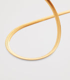 Monica Vinader gold vermeil snake chain necklace (British brand)
